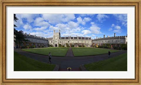 Framed Quadrangle in University College Cork, aka UCC,Cork City, Ireland Print