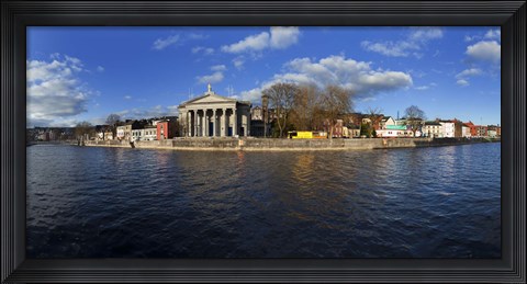 Framed St Mary&#39;s Church beside the River Lee, Cork City, Ireland Print