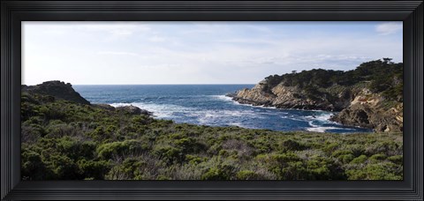 Framed Coastline, Point Lobos State Reserve, Carmel, California Print