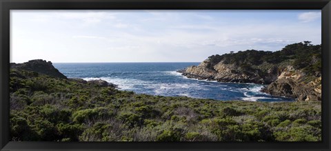 Framed Coastline, Point Lobos State Reserve, Carmel, California Print