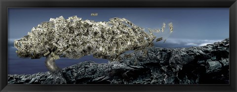 Framed Money tree Print