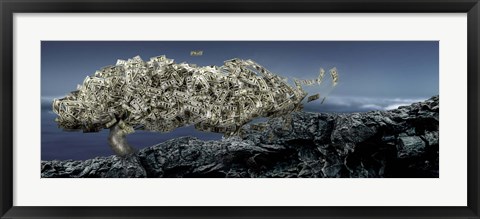 Framed Money tree Print