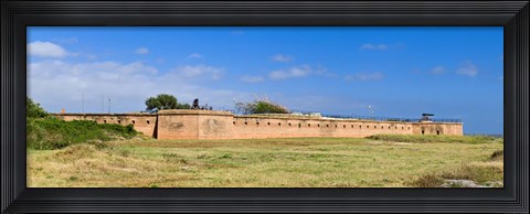 Framed Fort Gaines on Dauphin Island, Alabama, USA Print