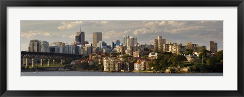 Framed Sydney Harbor, Sydney, New South Wales, Australia Print