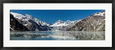 Framed Johns Hopkins Glacier in Glacier Bay National Park, Alaska, USA Print