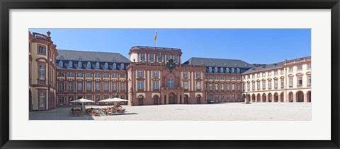 Framed Facade of the palace, Mannheim Palace, Mannheim, Baden-Wurttemberg, Germany Print