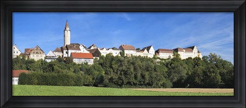 Framed Buildings in a town, Kirchberg an der Jagst, Schwabisch Hall, Baden-Wurttemberg, Germany Print