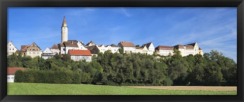 Framed Buildings in a town, Kirchberg an der Jagst, Schwabisch Hall, Baden-Wurttemberg, Germany Print