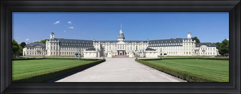 Framed Facade of a castle, Karlsruhe Castle, Karlsruhe, Baden-Wurttemberg, Germany Print