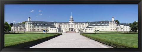 Framed Facade of a castle, Karlsruhe Castle, Karlsruhe, Baden-Wurttemberg, Germany Print