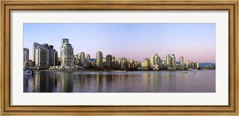 Framed Skyscrapers at the waterfront, Yaletown, Vancouver Island, British Columbia, Canada 2011 Print