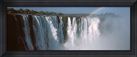 Framed Victoria Falls, Zimbabwe Print