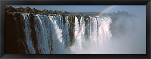 Framed Victoria Falls, Zimbabwe Print