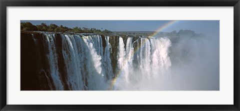 Framed Victoria Falls, Zimbabwe Print