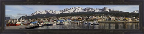 Framed Tierra Del Fuego, Patagonia, Argentina Print