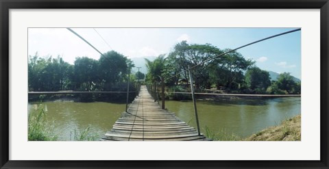 Framed River in Chiang Mai Province, Thailand Print
