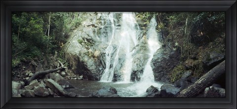 Framed Waterfall in a forest, Chiang Mai, Thailand Print