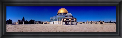 Framed Dome of The Rock, Temple Mount, Jerusalem, Israel Print