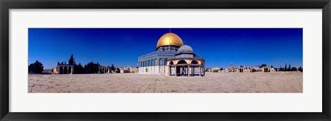 Framed Dome of The Rock, Temple Mount, Jerusalem, Israel Print