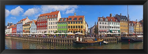 Framed Nyhavn, Copenhagen, Denmark Print