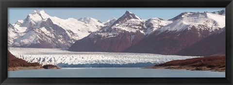Framed Moreno Glacier, Argentino Lake, Argentine Glaciers National Park, Santa Cruz Province, Patagonia, Argentina Print