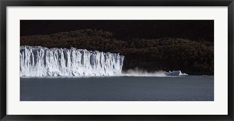 Framed Glaciers in a lake, Moreno Glacier, Argentino Lake, Argentine Glaciers National Park, Santa Cruz Province, Patagonia, Argentina Print