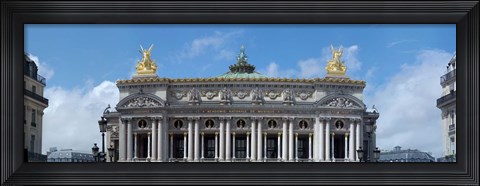 Framed Low angle view of an opera house, Opera Garnier, Paris, Ile-de-France, France Print