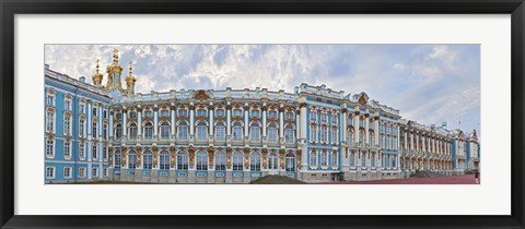 Framed Catherine Palace courtyard, Tsarskoye Selo, St. Petersburg, Russia Print