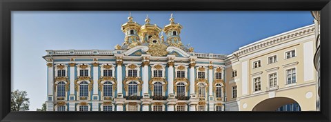 Framed Architectual detail of Catherine Palace, St. Petersburg, Russia Print