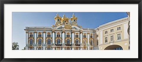 Framed Architectual detail of Catherine Palace, St. Petersburg, Russia Print