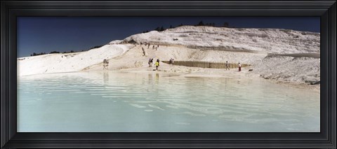 Framed Pamukkale, Denizli Province, Turkey Print