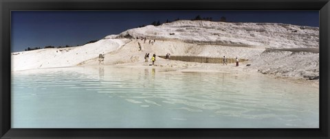 Framed Pamukkale, Denizli Province, Turkey Print