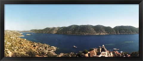 Framed Kekova, Lycia, Antalya Province, Turkey Print