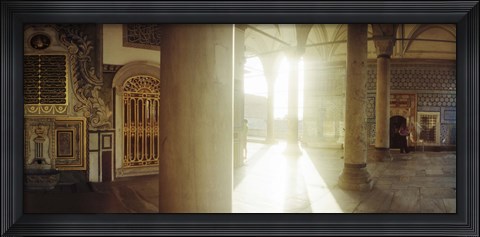 Framed Interiors of Topkapi Palace in Istanbul, Turkey (horizontal) Print