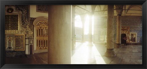 Framed Interiors of Topkapi Palace in Istanbul, Turkey (horizontal) Print