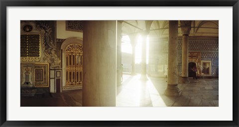 Framed Interiors of Topkapi Palace in Istanbul, Turkey (horizontal) Print