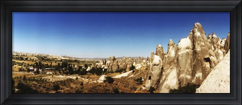 Framed Cappadocia landscape, Central Anatolia Region, Turkey Print