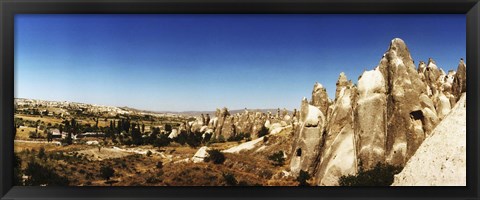 Framed Cappadocia landscape, Central Anatolia Region, Turkey Print