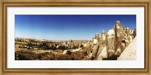 Framed Cappadocia landscape, Central Anatolia Region, Turkey Print