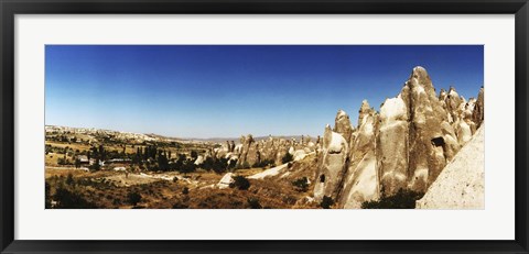 Framed Cappadocia landscape, Central Anatolia Region, Turkey Print