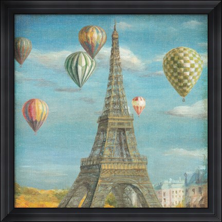 Framed Balloon Festival Print