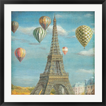 Framed Balloon Festival Print