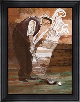 Framed Time to Putt Print