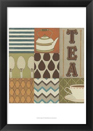 Framed Tea Collage Print