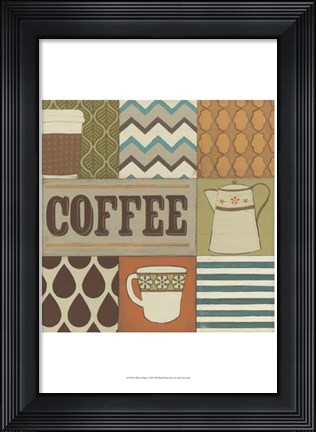 Framed Coffee Collage Print