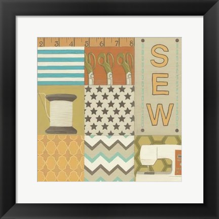 Framed Sew Print