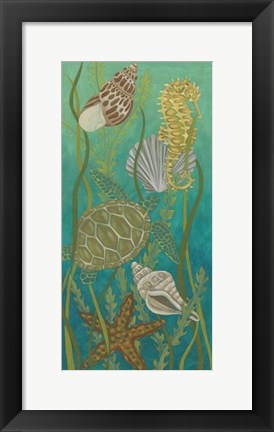 Framed Aquatic Life II Print