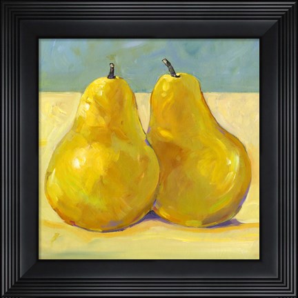 Framed Pair of Pears Print