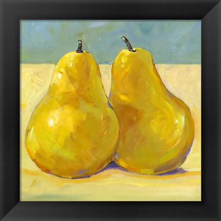 Framed Pair of Pears Print