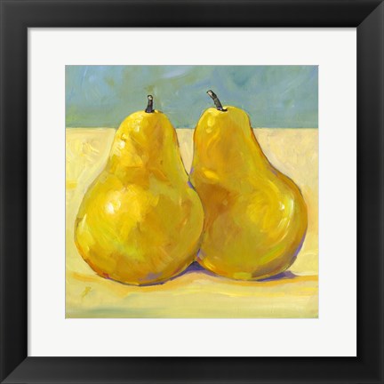 Framed Pair of Pears Print